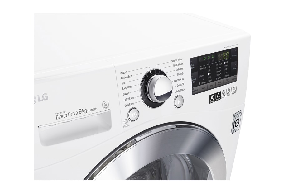 LG Πλυντήριο ρούχων 6 Motion Direct Drive, 9 κιλά χωρητικότητα, 1200 στροφές, F12A8FDA, thumbnail 5